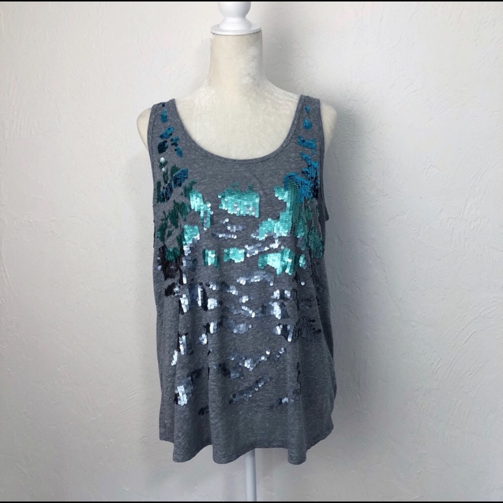 Lane Bryant Sequin Tank Top